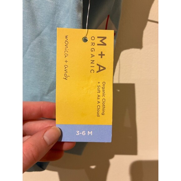 NWT Monica & Andy Blue Sailboat Bodysuit & Pants Outfit - 3-6M - Picture 3 of 4